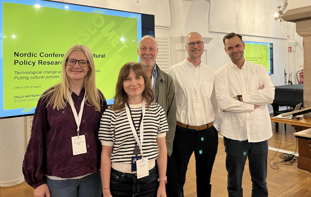 Arrangementskomiteen: Anne-Sofie Elbrønd Nissen, Sunniva Evjen, Knut Oterholm, Håkon Larsen og Kim Tallerås.