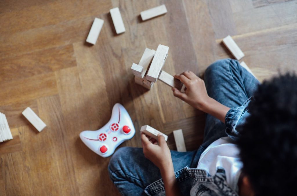 Child playing.