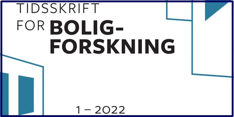 Omslag tidsskrift for boligforskning