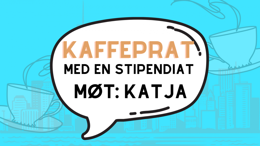Illustrasjon for Kaffeprat med en stipendiat-serien: Katja