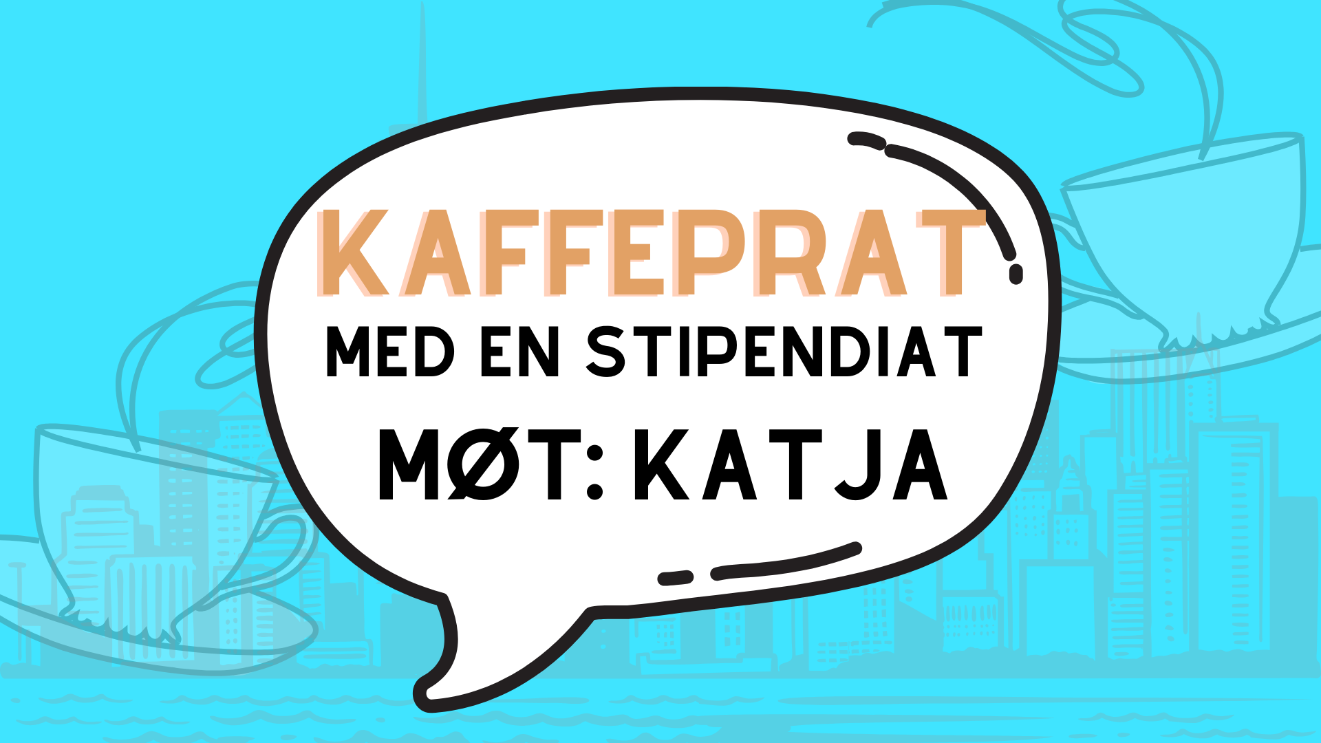 Illustrasjon for Kaffeprat med en stipendiat-serien: Katja