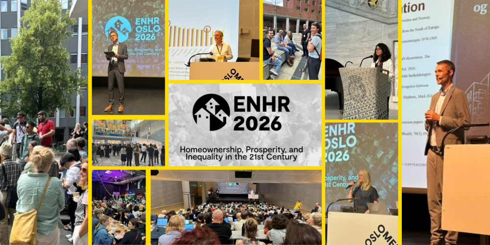 Photo collage from the conference - speakers and people