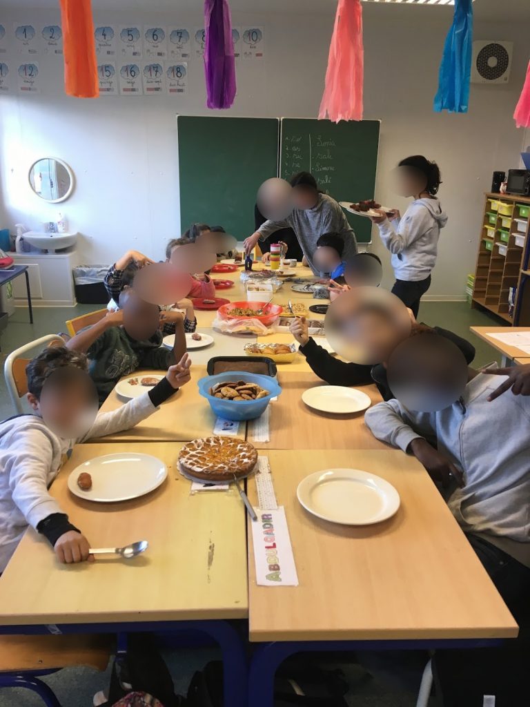 Title : “A ‘multicultural meal’ at school in French-speaking Belgium (Province of Liege)”

In a class for foreign children at primary school, the muslim religion teacher organizes each year a “multicultural meal”. Each child has to bring some food from his or her home country  to school to share a meal all together. Credit: Mélanie Vivier (F2G PhD student)
