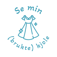 Prosjekt logo med bilde av kjole