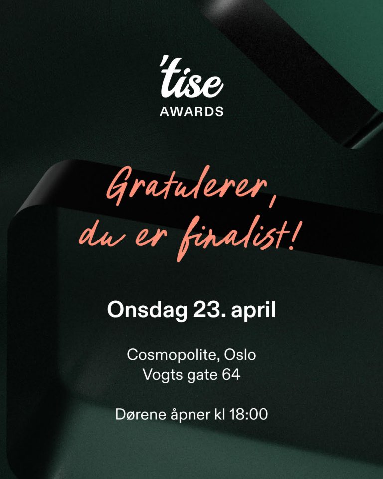 Gratulerer du er nominert!
