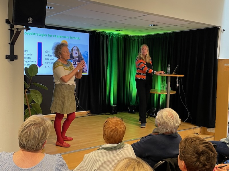 Ingun og Tone holder foredrag i Sandnes