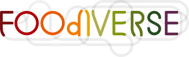 Bildet viser logoen til prosjektet Foodiverse