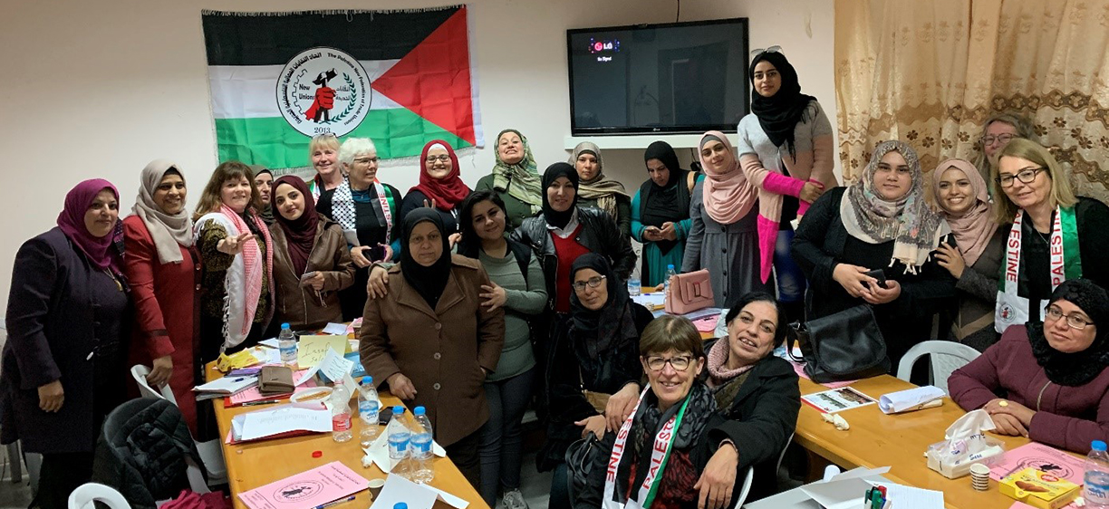 Deltakere på kurset Making Women Visible i Palestina