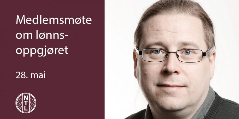 Foto av Thomas Sandvik og tekst om møtet.