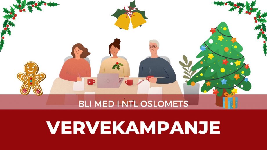 Tegnede figurer og teksten vervekampanje