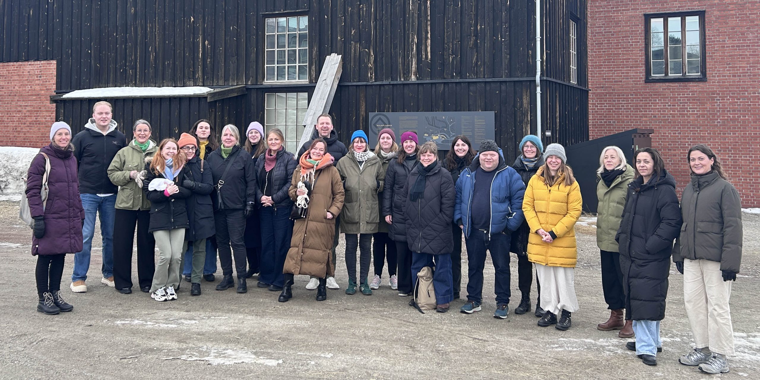Medlemmer på tur på Røros