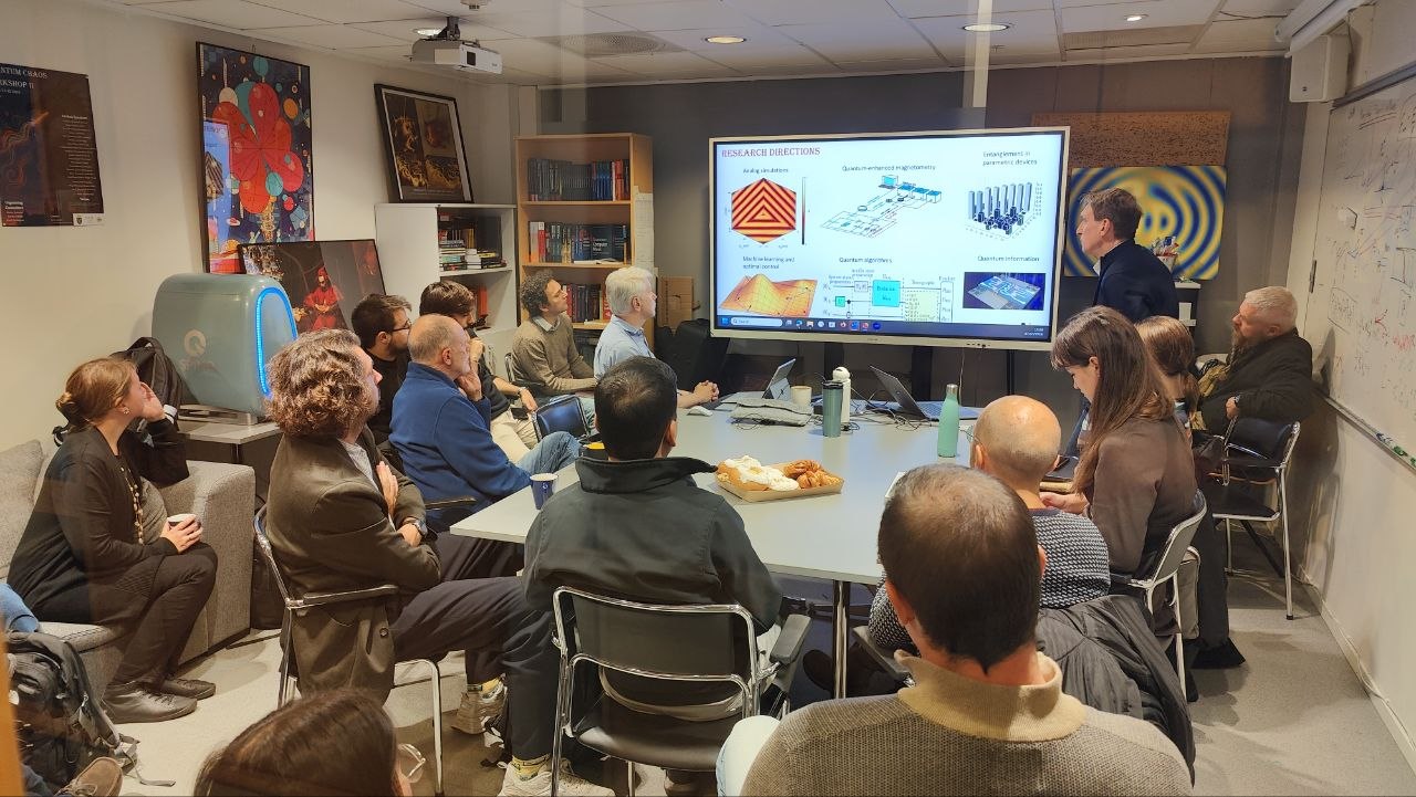Participants gathered for the colloquium at the OsloMet Quantum Hub, 7 October 2026.