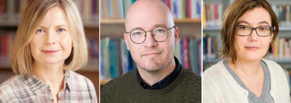 Foto av Ingrid Smette, Christer Hyggen og Anja Bredal